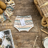 Spring Stripe Cuffed Shorts | SALE