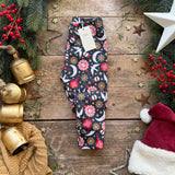 Starry Night Noel Slim Leggings
