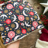 Starry Night Noel Printed Snood