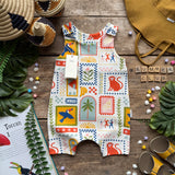 Summer Art Short Romper | Ready To Post