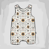 Sunflower Bee Short Romper | Ready To Post