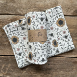 Sunflower Bee Organic Double Gauze Swaddle | BRAND NEW