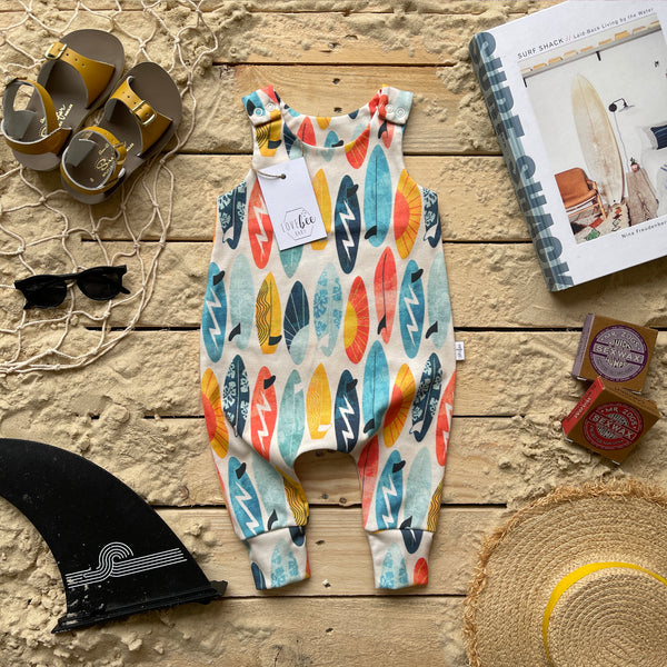 PERFECTLY IMPERFECT Long Romper | Surf Boards