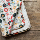 Wilderness Badge (Day) Teddy Blanket