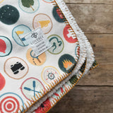 Wilderness Badge (Day) Teddy Blanket