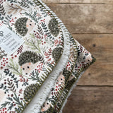 Hedgehog Hideaway Teddy Blanket