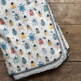 Beetles and Bugs Teddy Blanket