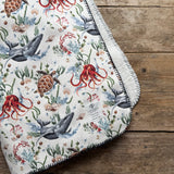 Sea Creatures Teddy Blanket
