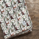Woodland Bear Teddy Blanket