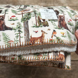 Woodland Bear Teddy Blanket