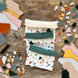 Terrazzo Printed Snood | Ready To Post