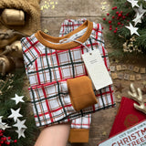 Tinsel Check Long BeeJamas