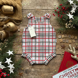 Tinsel Check Bloomer Romper