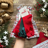 Tinsel Check Bloomer Romper