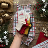 Tinsel Check Bloomer Romper