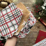 3 Set Dribble Bibs | Holly Jolly Collection