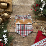 3 Set Dribble Bibs | Holly Jolly Collection