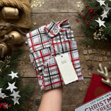 Tinsel Check Long Romper