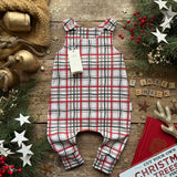 Tinsel Check Long Romper