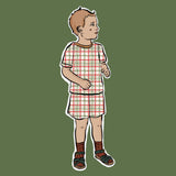 Tinsel Check Short Set