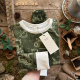 Tractor Blueprint Long BeeJamas