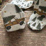 Tree Farm Truck Footed Romper | Ready To Post