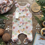 Tropical Art Footed Romper | Ready To Post
