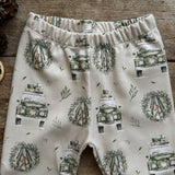 Truck And Wreath Slim Leggings | SALE