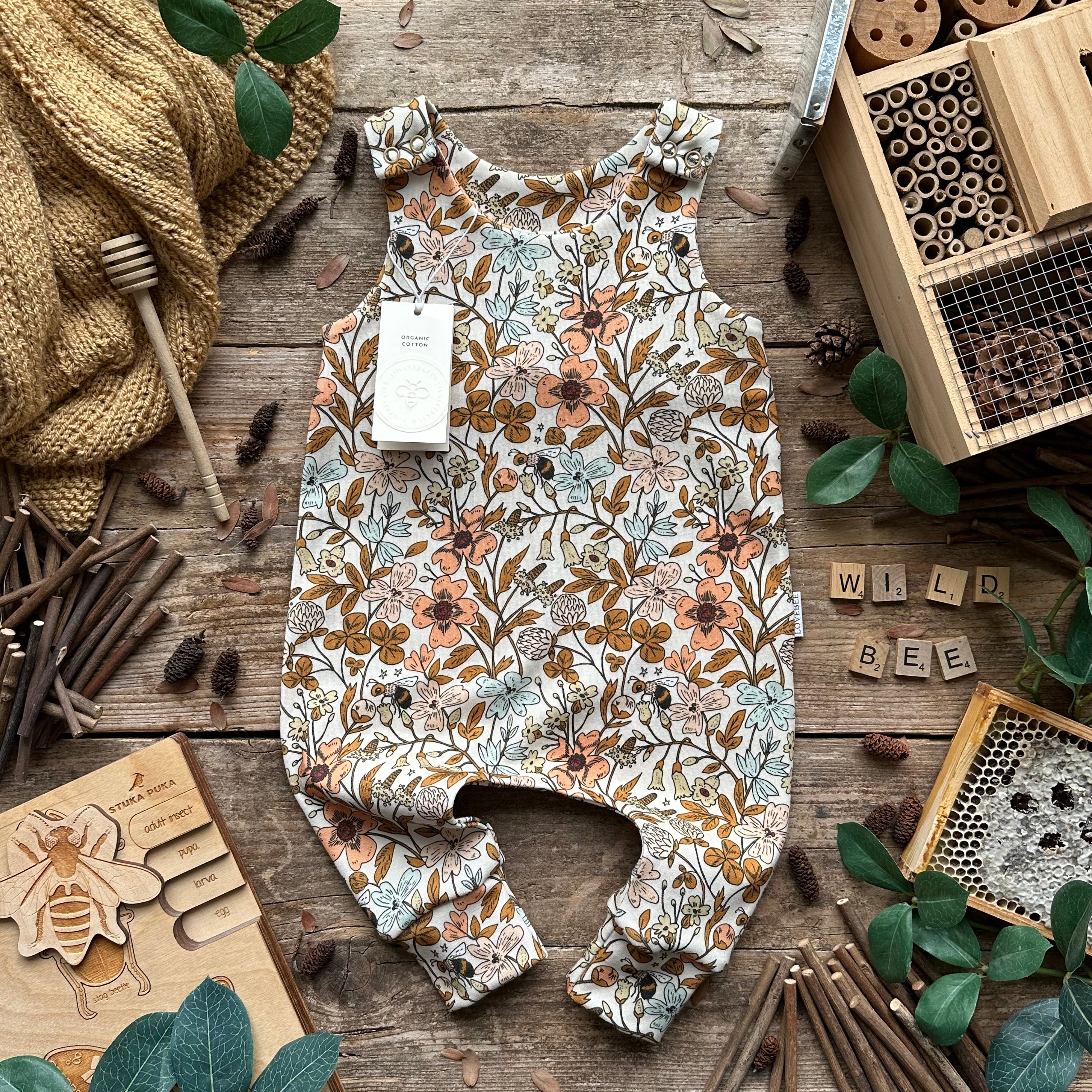 Wild Bee Long Romper – LoveBeeBaby