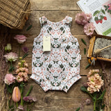Wild Strawberry Bloomer Romper