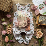 Wild Strawberry Long Romper