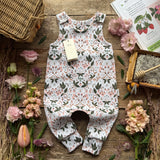 Wild Strawberry Long Romper
