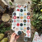Wilderness Badges (Day) Footed Romper