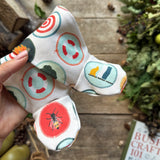 Wilderness Badges (Day) Footed Romper