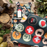 Wilderness Badges (Night) Knotted Hats