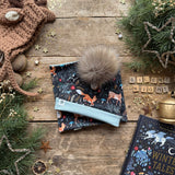 Winter Tales Printed Snood