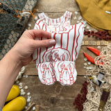 You're My Lobster (Red) Footed Romper