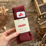 Cotton Rib Tights | Marsala | LAST SIZES