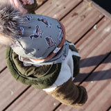 Olive Mallard Bobble Hat