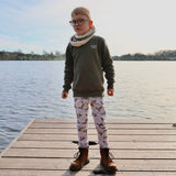 Olive Mallard Printed Snood