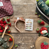 Peach Gingham Edie Bow Alice
