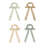 Floral Bow Scrunchies