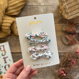 Flora Bow Clips