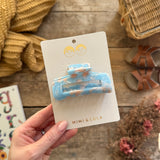 Large Claw Clip Blue