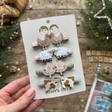 Farm Animal Mini Clips