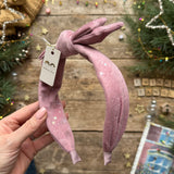 Shimmer Alice Headband Pink