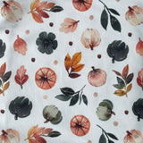 Pumpkin And Leaves Bloomer Romper | Stock
