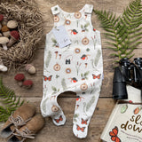 Early Bird Footed Romper | Stock