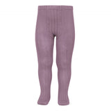 Cotton Rib Tights | Amethyst - Last Sizes