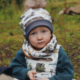 LoveBee Club Fishing Fun Bobble Hat Children Clothing Organic